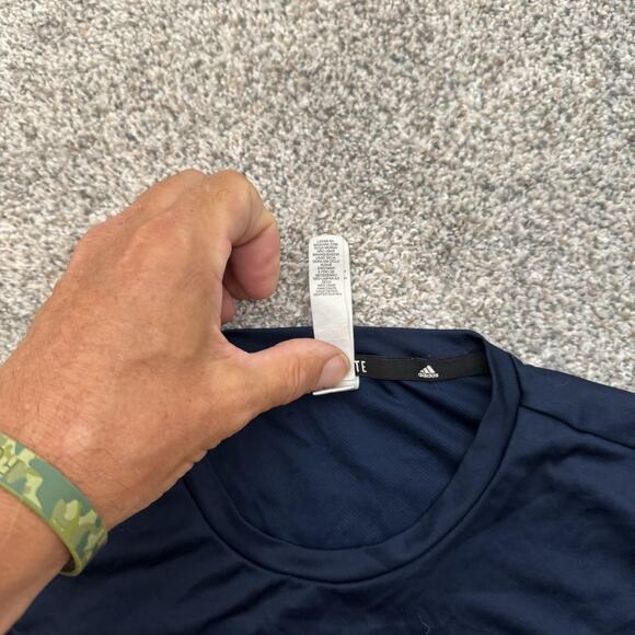 Adidas Shirt Mens Medium Climalite Athletic Tee Lightweight Performance Workout - Picture 6 of 9